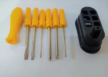 Imagem de Conjunto Chaves Pontas Intercambiáveis 6pçs fenda/ philips