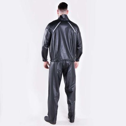 Imagem de Conjunto Chuva Piraval Plus PVC Preta Masculina