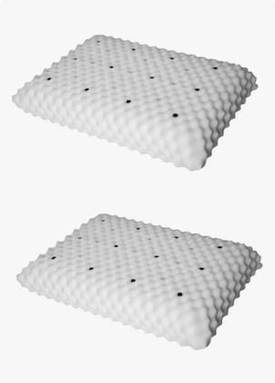 Imagem de Conjunto Ciclo do Sono King 2,03x1,98x32cm. Colchão massageador magnético com base box e Cabeceira Roma Luxo