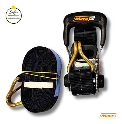 Imagem de Conjunto Cinta e Catraca 1500kg 35mm 4M J Preto - Mave