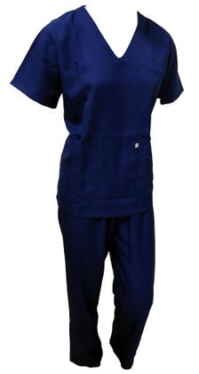 Imagem de Conjunto Cirúrgico Azul Royal Gabardini 100% Poliester Ref:624-11