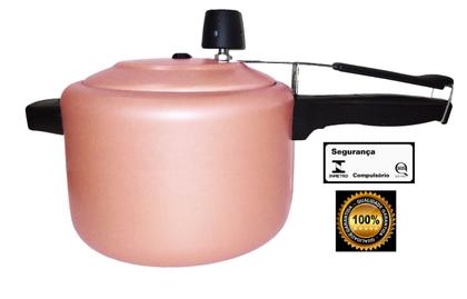 Imagem de Conjunto classic rose 11 peças com panela de pressão champanhe