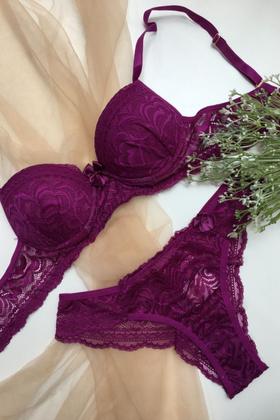 Imagem de Conjunto Clássico de Renda com Bojo Aro Nosso Queridinho