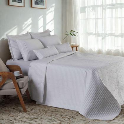 Imagem de Conjunto Cobre Leito Casal 7 Peças Urbany Bordado Premium