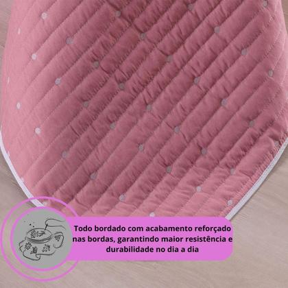 Imagem de Conjunto Cobre Leito Casal 7 Peças Urbany Bordado Premium