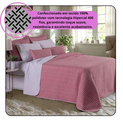 Imagem de Conjunto Cobre Leito Casal 7 Peças Urbany Bordado Premium