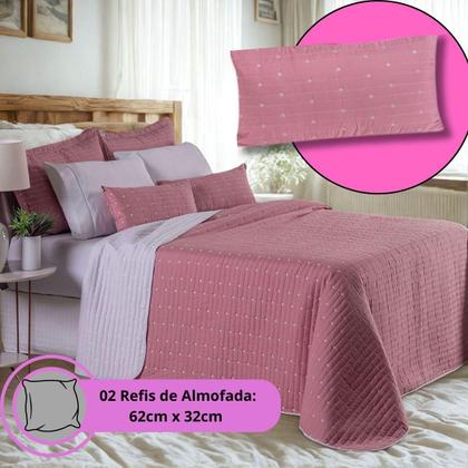 Imagem de Conjunto Cobre Leito Casal 7 Peças Urbany Bordado Premium