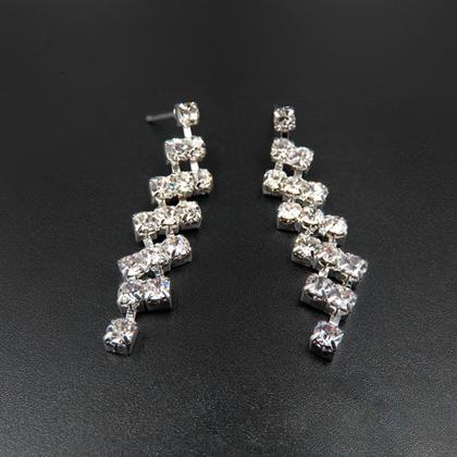 Imagem de Conjunto Colar e Brinco de Brilhante Luxo Festas Casamentos e Debutantes