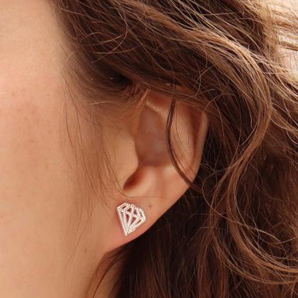 Imagem de Conjunto Colar Pingente Par Brinco Feminino Prata Legitima