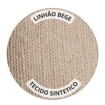 Imagem de Conjunto Colchão Castor Premium Tecnopedic Viúva + Cama Baú Comfort Jadmax Tecido Linhão 128x188x74