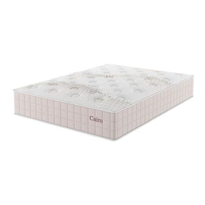 Imagem de Conjunto Colchão Mola Ensacada e Base Box Casal 67x138x188cm Cairo Yescasa
