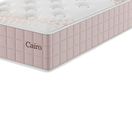 Imagem de Conjunto Colchão Mola Ensacada e Base Box Solteiro 67x88x188cm Cairo Yescasa