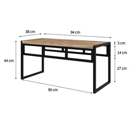 Conjunto com 2 Bancos de Jantar Wooden Carvalho e Preto - Mobly Imagem de Conjunto com 2 Bancos de Jantar Wooden Carvalho e Preto