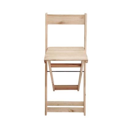 Imagem de Conjunto com 2 Banquetas alta Dobráveis para bar e balcão em madeira Ismalu