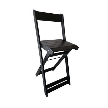 Imagem de Conjunto com 2 Banquetas alta Dobráveis para bar e balcão em madeira Ismalu