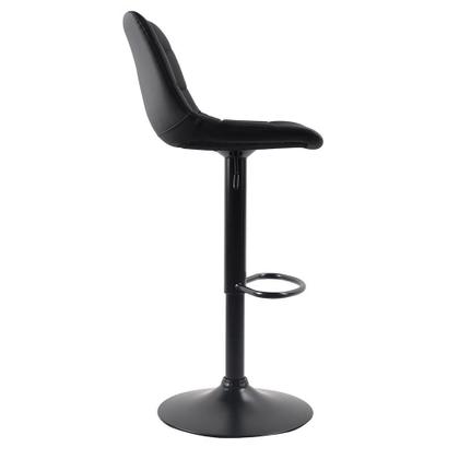 Imagem de Conjunto com 2 Banquetas Giratórias Kinney Preto