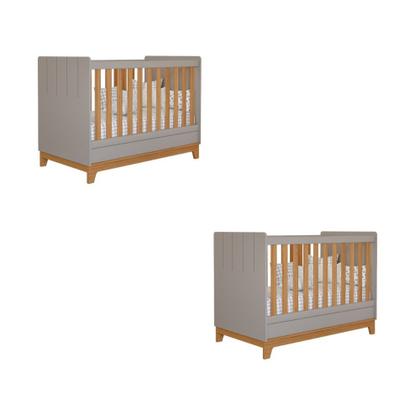 Imagem de Conjunto com 2 Berços Mini Cama Liza Permobili
