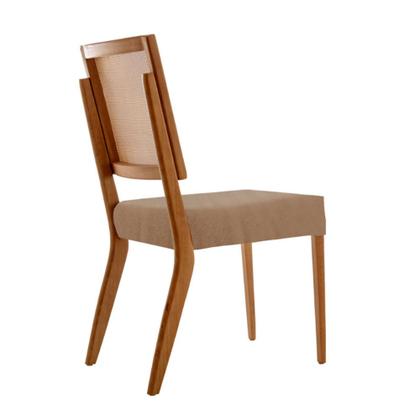 Imagem de Conjunto com 2 cadeiras Aila em Madeira Maciça para Sala de Jantar Moderna Mobília