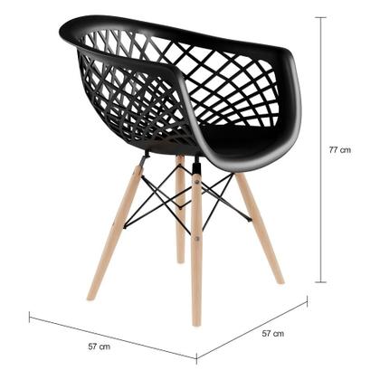 Imagem de Conjunto com 2 Cadeiras Careiro Preto