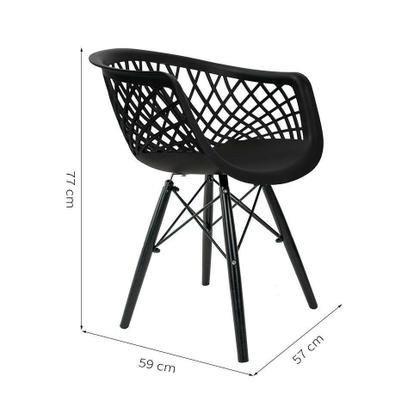 Conjunto com 2 Cadeiras de Jantar Web Preto - Mobly Imagem de Conjunto com 2 Cadeiras de Jantar Web Preto