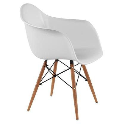 Imagem de Conjunto com 2 Cadeiras Dover com Braço Branco