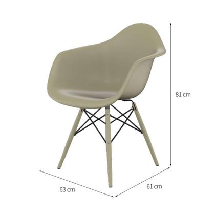 Imagem de Conjunto com 2 Cadeiras Eames Arm DSW Fendi