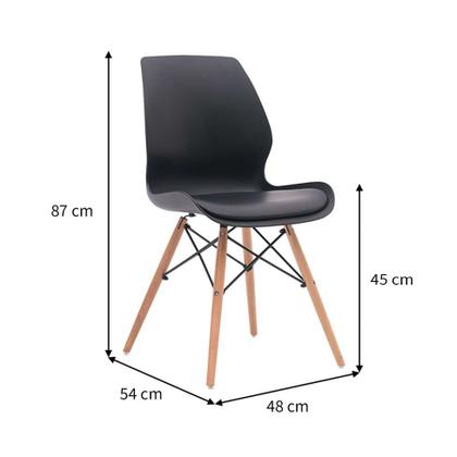 Conjunto com 2 Cadeiras Eames Eiffel Rubi Preto - Mobly Imagem de Conjunto com 2 Cadeiras Eames Eiffel Rubi Preto