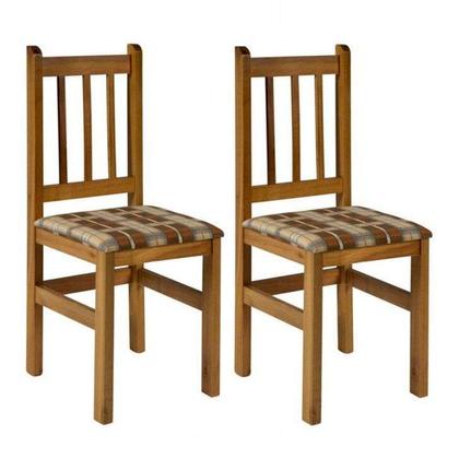 Conjunto com 2 Cadeiras Esposito Marrom - Mobly Imagem de Conjunto com 2 Cadeiras Esposito Marrom