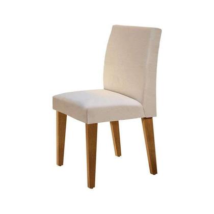 Conjunto com 2 Cadeiras Goiatuba Veludo Imbuia e Creme - Mobly Imagem de Conjunto com 2 Cadeiras Goiatuba Veludo Imbuia e Creme
