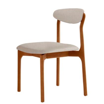 Imagem de Conjunto com 2 cadeiras Noronha em Madeira Maciça para Sala de Jantar Moderna Mobília