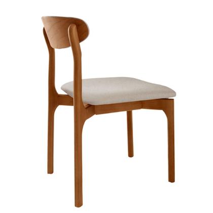 Imagem de Conjunto com 2 cadeiras Noronha em Madeira Maciça para Sala de Jantar Moderna Mobília