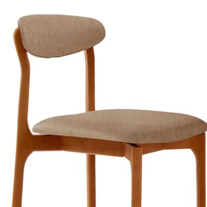 Imagem de Conjunto com 2 cadeiras Noronha em Madeira Maciça para Sala de Jantar Moderna Mobília