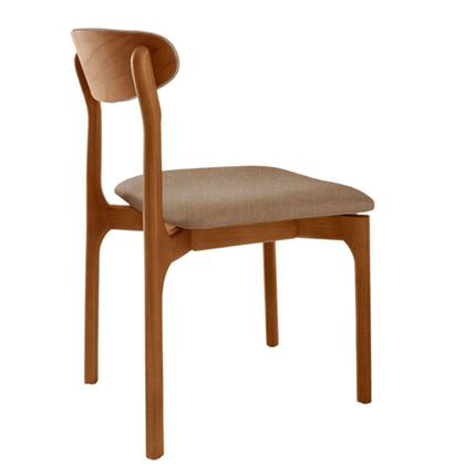 Imagem de Conjunto com 2 cadeiras Noronha em Madeira Maciça para Sala de Jantar Moderna Mobília