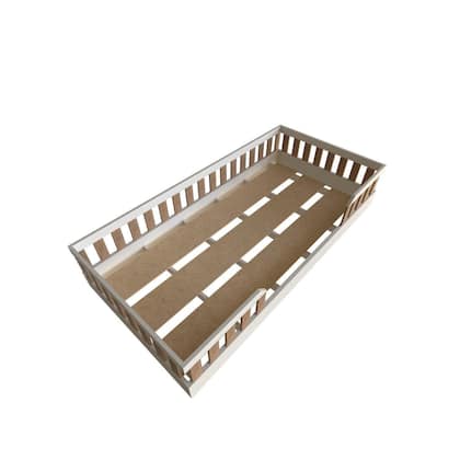 Imagem de Conjunto com 2 Camas Infantil Montessoriana Solteiro Cori Yescasa Branco/Carvalho Mel