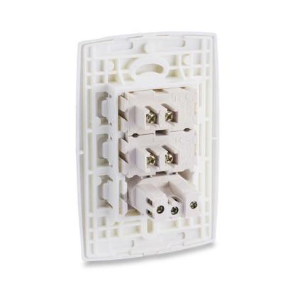 Imagem de Conjunto com 2 Interruptores E Uma Tomada Force Line