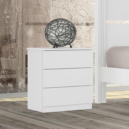 Imagem de Conjunto com 2 Mesas de Cabeceira Veronna 3 GV Neve