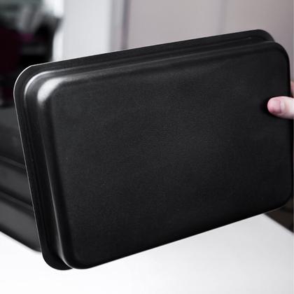 Imagem de Conjunto com 3 Assadeiras Talonadas Antiaderentes Alumínio com Teflon  Forno, Bolo, Torta, Assados