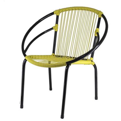 Imagem de Conjunto Com 3 Cadeiras Eclipse De área, Cor Amarelo