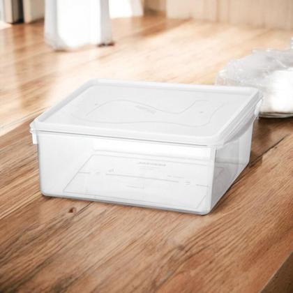 Imagem de Conjunto Com 3 Caixas Organizadoras Du Cheff Com Tampa 5,5L