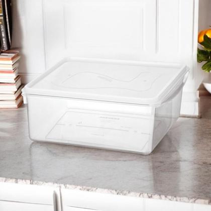 Imagem de Conjunto Com 3 Caixas Organizadoras Du Cheff Com Tampa 5,5L