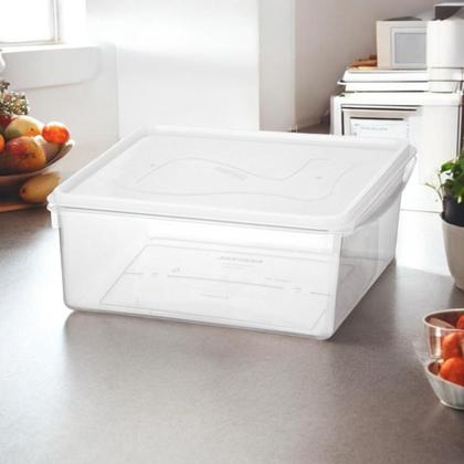 Imagem de Conjunto Com 3 Caixas Organizadoras Du Cheff Com Tampa 5,5L