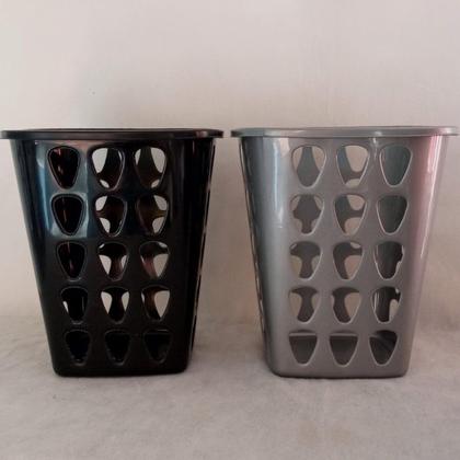 Imagem de Conjunto Com 3 Cestos Pequeno Telado Quadrado Compacto 7,5L