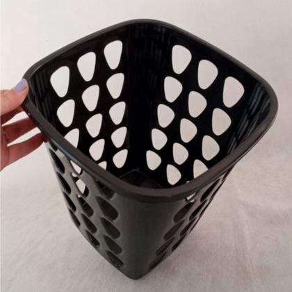 Imagem de Conjunto Com 3 Cestos Pequeno Telado Quadrado Compacto 7,5L