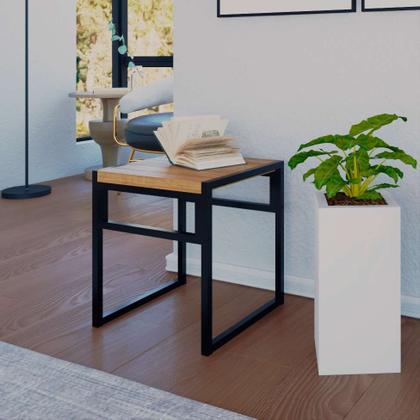Conjunto com 4 Bancos Wooden Mel e Preto - Mobly Imagem de Conjunto com 4 Bancos Wooden Mel e Preto