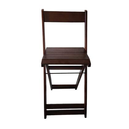 Imagem de Conjunto com 4 Banquetas Dobráveis em Eucalipto