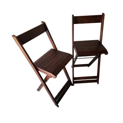 Imagem de Conjunto com 4 Banquetas Dobráveis em Eucalipto