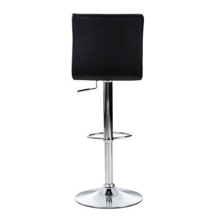 Imagem de Conjunto com 4 Banquetas Giratórias Fitz Preta