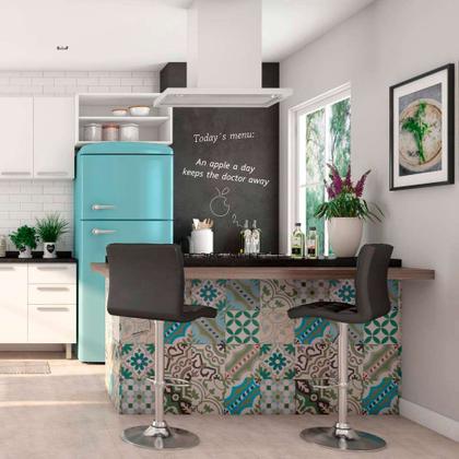 Conjunto com 4 Banquetas Giratórias Fitz Preta - Mobly Imagem de Conjunto com 4 Banquetas Giratórias Fitz Preta