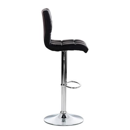 Imagem de Conjunto com 4 Banquetas Giratórias Fitz Preta