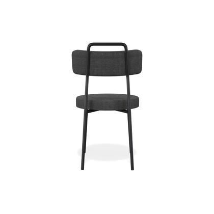 Imagem de Conjunto com 4 Cadeiras de Escritório Ster Linho Grafite - Vallisa Decor